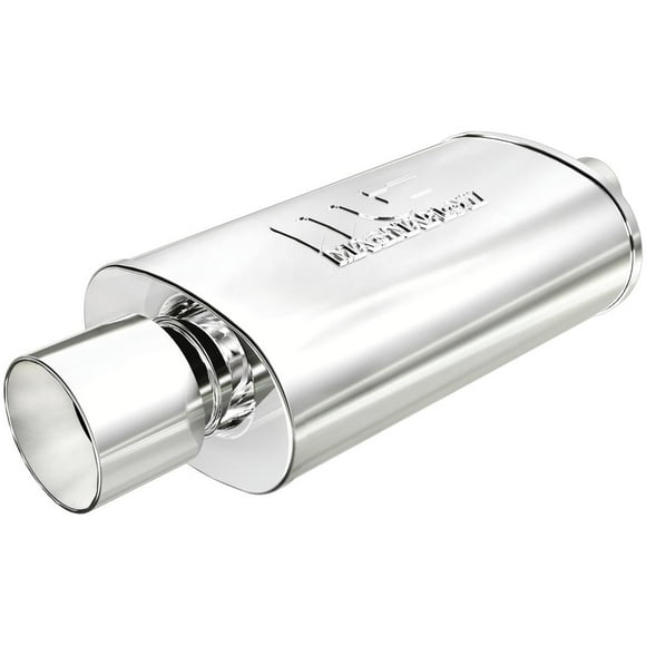 Magnaflow Performance Exhaust Muffler 14832 Single 2-1/4 Inch Center Inlet; Single 4 Inch Center Outlet; 14 Inch Body/21 Inch Overall Length