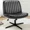 Black, variant on ZHICHUN Cross Legged Rocking Gaming Chair Armless Wide Adjustable Swivel Fabric Task Vanity Chair