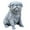 Grey, variant on AUDeals Statue Garden Decor Pug Statue Garden Decor Resin Crafts Dog Figurines 3.9*2.4*5.9 Inch Animal Sculpture Indoor and Outdoor Statue Garden