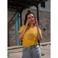 thumbnail image 2 of Sun And The Earth T-Shirt Women -Smartprints Designs, Female XX-Large, 2 of 4