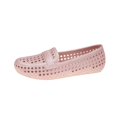 thumbnail image 2 of Willtoo Women's Hollow Out Flat Jelly Sandals, Solid Color Round Toe PVC Slip On Shoes, Casual Summer Beach Sandals, 2 of 6