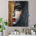 thumbnail image 4 of Qisvanset Framed Canvas Wall Art 12x16 Inch Kintsugi Jesus Modern Biblical Home Canvas Art, 4 of 5
