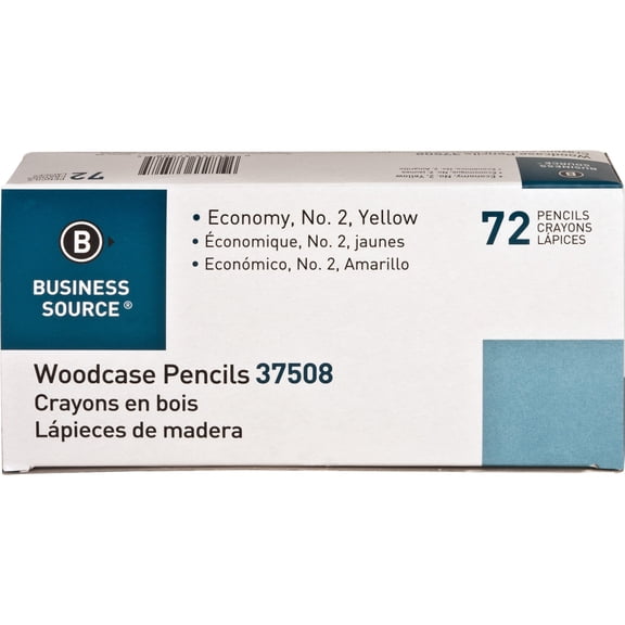 Business Source, BSN37508, Woodcase No. 2 Pencils, 72 / Box