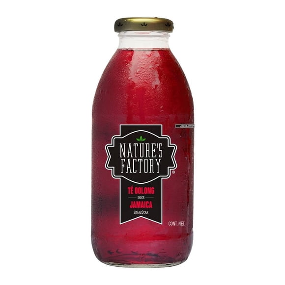 Té oolong Nature's Factory sabor jamaica sin azúcar 485 ml
