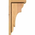 thumbnail image 3 of 7 1/2"W x 8"D x 16"H New Brighton Smooth Corbel w/Backplate, Western Red Cedar, 3 of 9