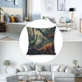 thumbnail image 3 of dinosaurs forest skylinen toss pillowcase decoration pillowcase gifting preferred 24x24 inch cushion cover sofa pillowcase sofa bedroom living room car, 3 of 8