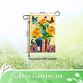 thumbnail image 2 of G128 Spring Garden Flag 12"x18” for Outside Flower Pot with Butterflies, Outdoor Decoration, 2 of 6