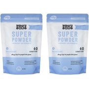 Molly's Suds Super Powder Detergent, Natural Extra Strength Laundry Soap, Stain Fighting and Safe for Sensitive Skin, 120 Loads 2 Pack, Ocean Mist Scented