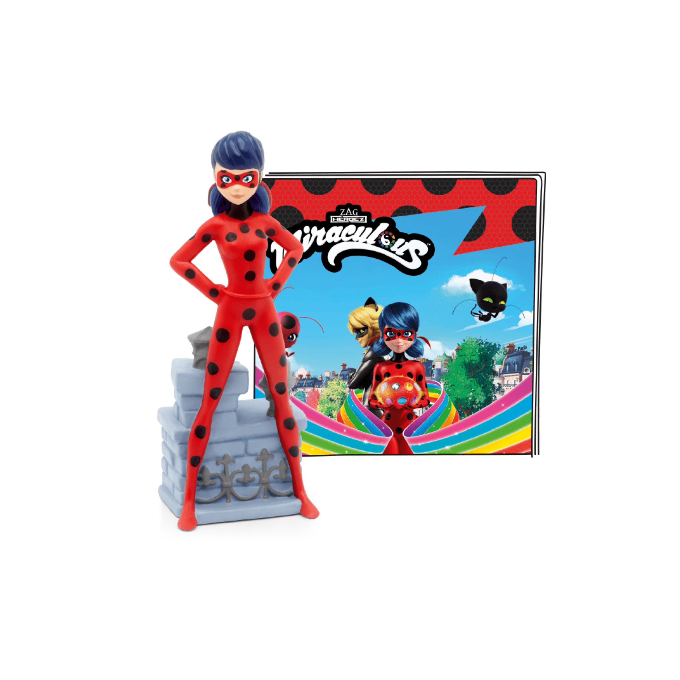 Tonie – Figurine Miraculous – Histoire Audio 40 Min – Ladybug Et Chat Noir – Dès 6 Ans – Compatible Toniebox (vendue Séparément)