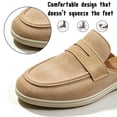 thumbnail image 3 of CHICVOMEY Mules & Clogs for Women Leather Womens Slip on Shoes Comfortable Casual Mules Shoes for Indoor Outdoor Business, 3 of 9
