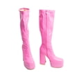thumbnail image 3 of Ragstock Hot Pink Chunky GoGo Boots, 3 of 4