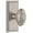 Satin Nickel, variant on Grandeur Grande Victorian Door Knob with Carre Plate