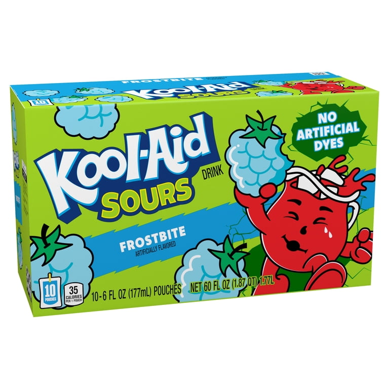 Kool-Aid Sours Frostbite Artificially Flavored Drink, 10 Count Box