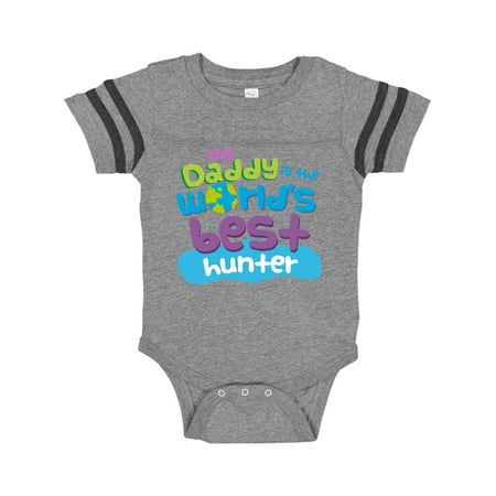 

Inktastic Hunting Dad Worlds Best Gift Baby Boy or Baby Girl Bodysuit