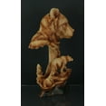 thumbnail image 2 of Fausse Tête d'Ours Sculptée et Statue en Bois de Famille, 2 of 3