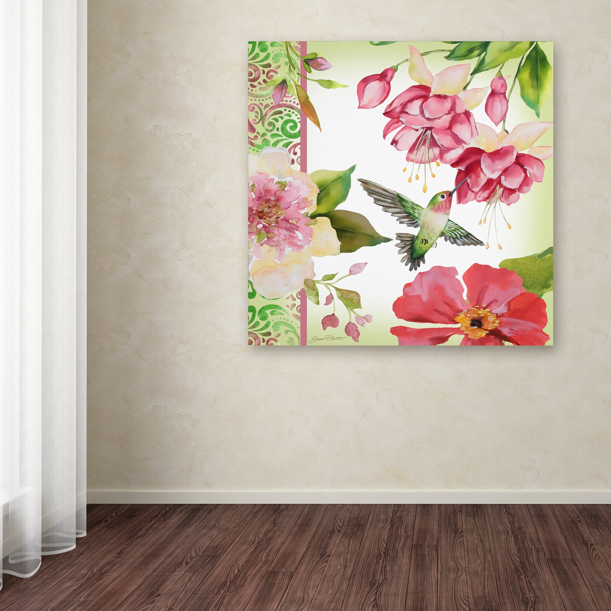 Trademark Fine Art 'Garden Party 1' Canvas Art by Jean Plout