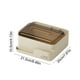 thumbnail image 3 of Caja de pañuelos rectangular con función de almacenamiento Caja de pañuelos de almacenamiento de control remoto multifunción de escritorio Adecuada para baño Cocina Sala de estar Oficina Cajas de pañu, 3 of 6
