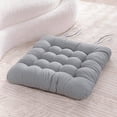 thumbnail image 2 of MKHSQHDG Today's Deals Solid Color Soft Chair Cushion 40*40Cm Polyester Fiber (Polyester) Chair Cushion Solid Wood Chair Cushion Family Dining Chair Cushion, 2 of 9