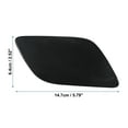 thumbnail image 6 of Unique Bargains Right Passenger Side Front Bumper Headlight Washer Nozzle Cover Cap Fit for Audi Q7 2007-2015 Black, 6 of 6