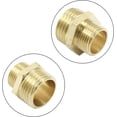 thumbnail image 3 of HUGFEGWE 2 Adaptateurs de Robinet RV, 1/2 à 3/8 Réducteur, Raccord en Laiton, Connecteur de Tuyau d'Arrosage Compatible CJB91-55635, 3 of 5