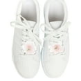 thumbnail image 2 of Unique Bargains 1 Pair Shoelace Charms Organza Flower Fashion Shoe Accessories Pink, 2 of 5