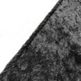 thumbnail image 5 of YOUR CHAIR COVERS - 120 Inch Round Crushed Velvet Tablecloth for Weddings, Quinceanera, Events or Baby Shower - Black, 5 of 5