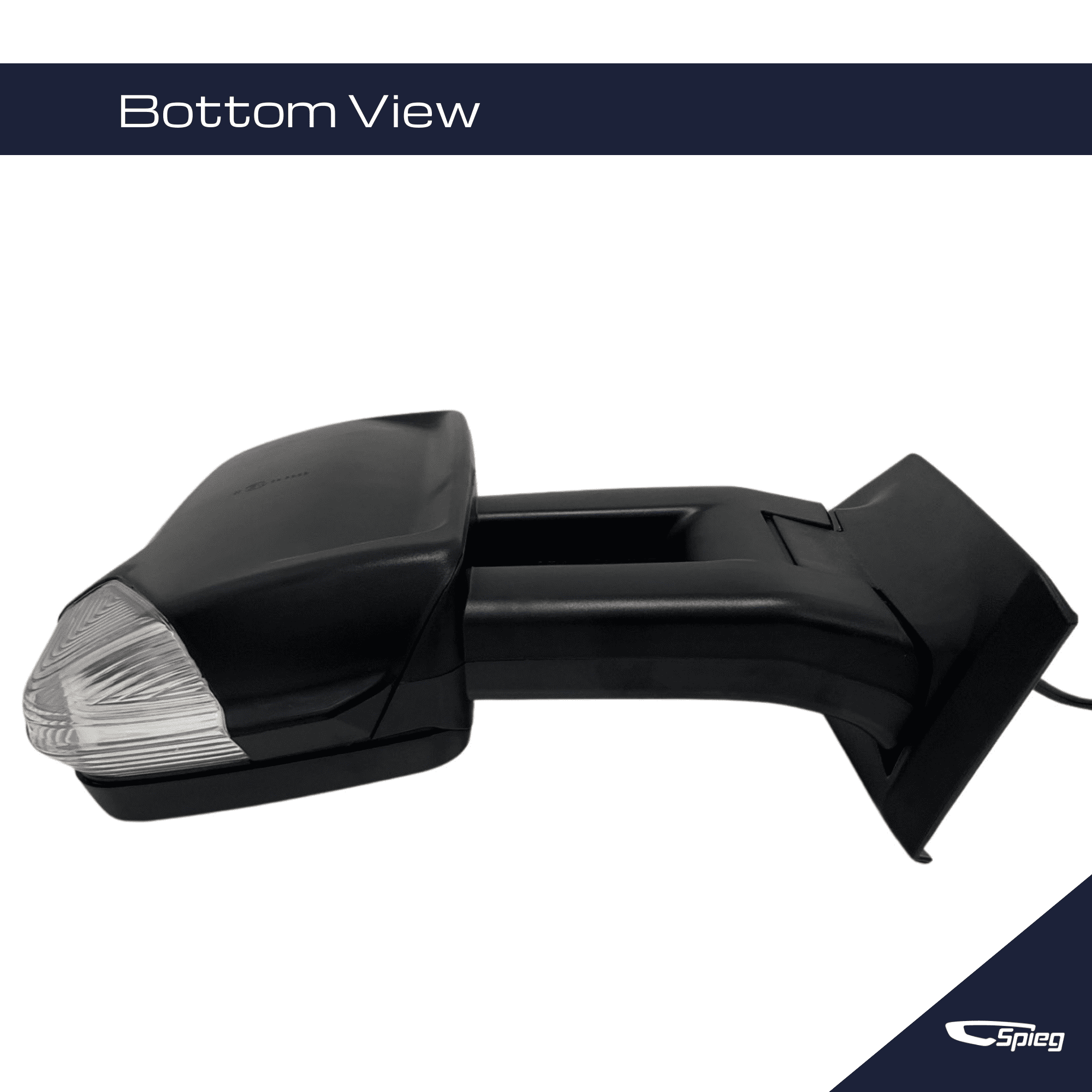 Spieg ‎CH1321380 Long Arm Passenger Side Mirror for 2007-2018 Dodge Mercedes Freightliner Sprinter | Right Side View Mirror Assembly Power Adj Heated Manual Folding Turn Signal | Textured 6Pins