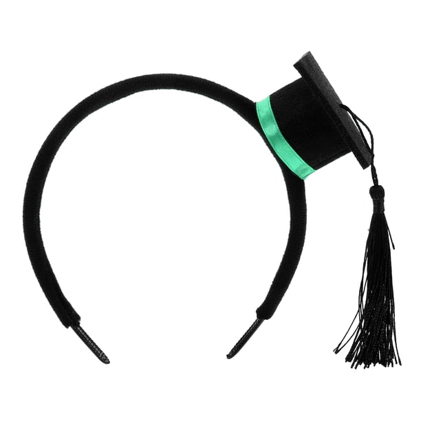 KAKOWELY Diadema de graduación, diadema de graduación, birrete de graduación, broche para el cabello, decoración para fiesta de graduación