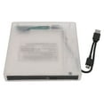thumbnail image 1 of External CD DVD BD Drive Box, Detachable 5Gbps Clear Prevent Interference Type C USB3.0 Optical Drive Enclosure  for  for 12.7mm, 1 of 7