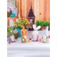 thumbnail image 5 of Pascua sin rostro enano decoración ornamento conejo muñeca de peluche figuras de gnomo con huevo zanahoria mesa centro de mesa decoración para fiesta navideña, 5 of 5