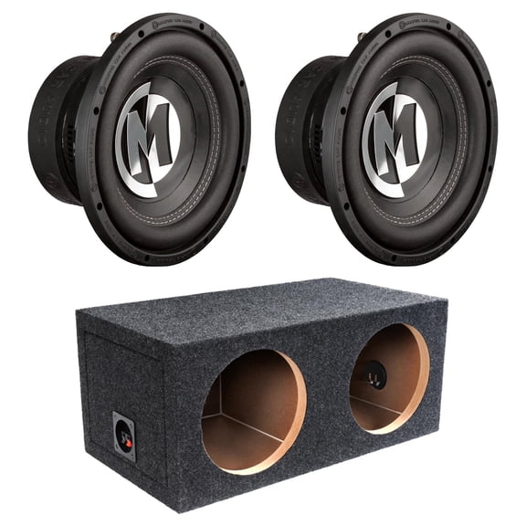 Memphis 2 15-PRX10D4W PRX Series 10" Dual 4-ohm Subwoofers and a Sealed Box