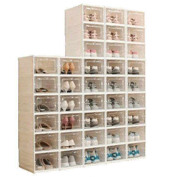 Combo De 10 Cajas Organizadora De Zapatos