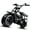 Black, variant on FRP 99cc Gas Powered Mini Dirt Bike, 28MPH Off-Road Motorcycle for Kids and Adults, Dual Disc Brakes, Rear Suspension, As Gifts for Kids - RED