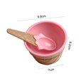 thumbnail image 5 of Queroig 1 Set Ice Cream Bowl Eco-friendly Cartoon Shape Plastic Dessert Yogurt Cup with Spoon for Home, 5 of 7