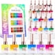 thumbnail image 1 of Set de esmaltes de uñas en gel Double Rhythm, 28 unidades, 15 ml, gel de neón, 1 of 9