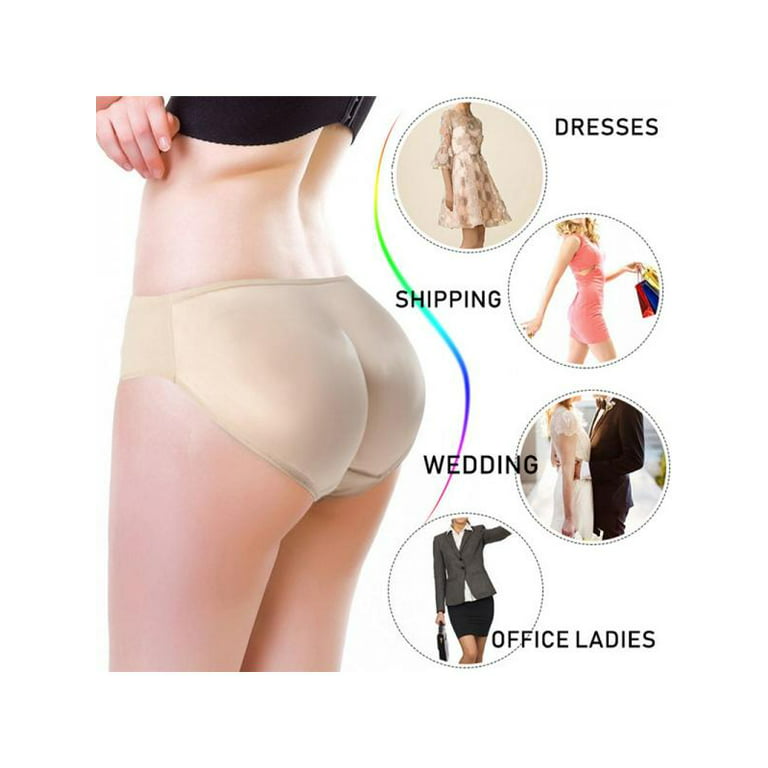 Women Buttock Underwear Briefs Knickers Bum Lift Shaper Enhancer Pants Push  Up 