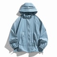 thumbnail image 4 of PBFRDSJ Men's Windbreaker Lightweight Breathable Athletic Jackets Full Zip High Neck Sun Protection Jacket with Pockets, 4 of 6