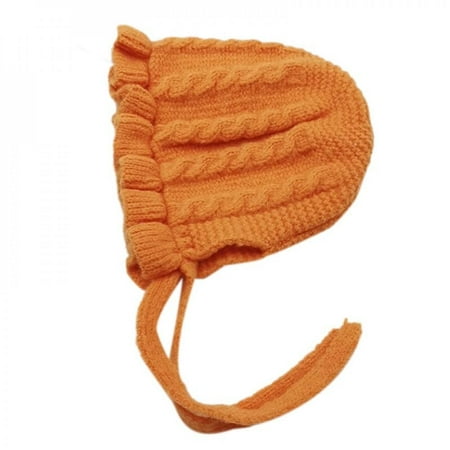 

Eleanos Baby Beanies Baby Girl Winter Hat Unisex Newborn Hat Beanies for Baby Boy 6m-5t Winter Baby Girls Toddler Solid Print Hats with Ruffle Design Infant Casual Caps Headwear Hat