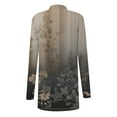 thumbnail image 4 of Wensltd Print Cardigan for Women Casual Open Front Long Sleeve Top Fashionable Loose Fit Autumn Outerwear ​, 4 of 6