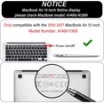 thumbnail image 2 of Estuche compatible con MacBook Air de 13,3 pulgadas (modelos de versiones anteriores de 2010 a 2017, A1369 y A1466) con teclado, 2 of 4