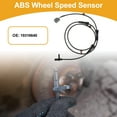 thumbnail image 2 of Unique Bargains ABS Wheel Speed Sensor No.19316640 Rear Left ABS Sensor Set Anti-lock Braking System Sensor for Chevrolet City Express 2015-2017, 2 of 7