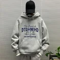 thumbnail image 4 of Sudadera con capucha para hombre, nueva sudadera de estilo coreano, sudadera de moda Harajuku, sudadera holgada para hombre, camisetas cálidas estéticas de invierno, ropa de calle, 4 of 4