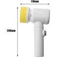 thumbnail image 2 of Cepillo de limpieza eléctrico multifunción 5 en 1 con 3 cabezales de cepillo reemplazables, rotación de 360°, herramientas de limpieza de mano recargables para cocina, baño, ducha esquí esquí Gafas de esquí, 2 of 5