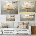 thumbnail image 4 of Designart "Timeless Lotus Connection III" Lotus Floater Framed Canvas Wall Art, 4 of 5