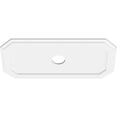 thumbnail image 2 of Ekena Millwork CMP26X13ED-03000 3 in. ID x 9 in. Rectangle Émeraude Architectural Grade Médaillon de Plafond Contemporain PVC, 2 of 4