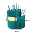 thumbnail image 3 of Clearance Office&Craft&Stationery under $5,360° Rotating Pen Holder 3 Grid Pen Holder Holder Office Supplies Storage Desktop Arrangement Cute Pencil Cup Pot For Home Office, 3 of 9