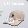thumbnail image 2 of Needhep Personal Quiet Table Fan Portable Fan for Travel,Usb Fans for Desk, Electric Cooling Fan, Quiet Desk Fan for Office (Beige), 2 of 3