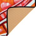 thumbnail image 4 of Heart Shaped Sweet Treats 63''x48'' Plush Memory Foam Bath Mat, Soft, Absorbent, Non Slip, Durable, 4 of 7