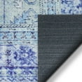 thumbnail image 4 of Well Woven Overdyed Helode Machine Washable Blue Vintage Oriental Medallion Runner Rug 2x7 (2'1" x 7'3" Runner), 4 of 8