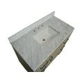 thumbnail image 6 of Peyton 42" Bathroom Vanity with Gray Oak Cabinet and Carrara Marble Top, 6 of 6